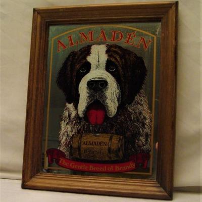 Original Almaden Brandy Mirror