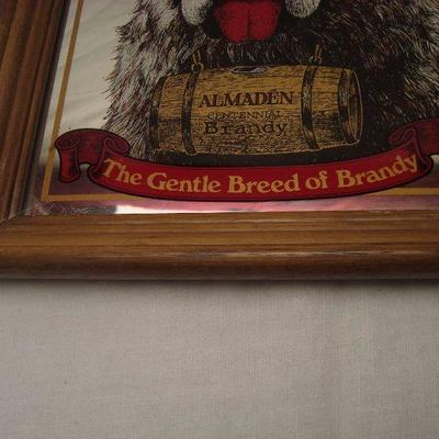Original Almaden Brandy Mirror
