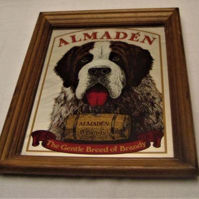 Original Almaden Brandy Mirror