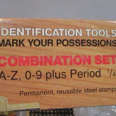 Lot 98 - Identification Tools & Stencils