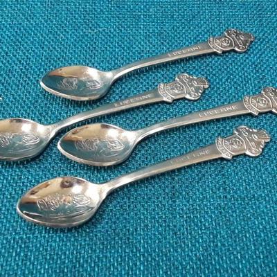 Set of 4 ROLEX Collector Spoons