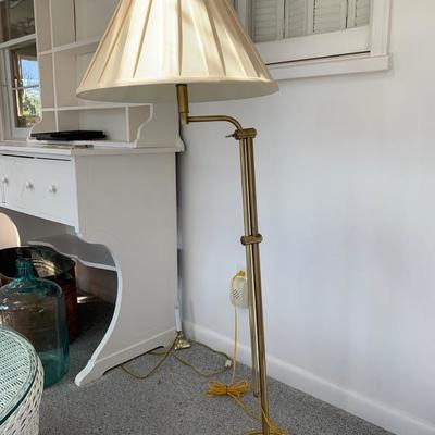 Brass floor lamp