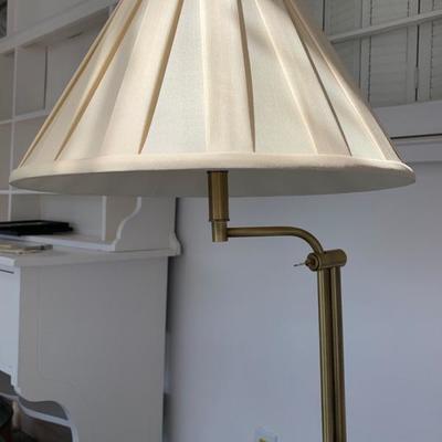 Brass floor lamp