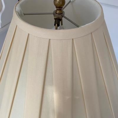 Brass floor lamp