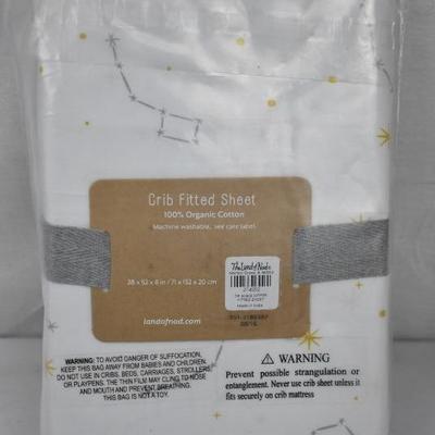 The Land of Nod Crib Fitted Sheet 