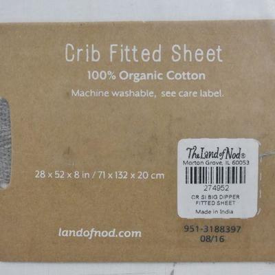 The Land of Nod Crib Fitted Sheet 