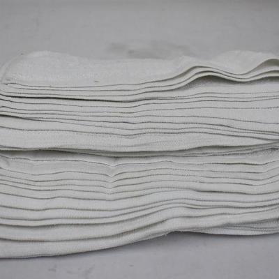 2 Dozen White Washcloths by Encompass Merit Trio 12