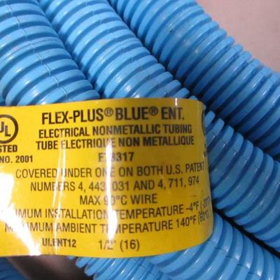 Lot 106 - Flex Plus Blue Electrical Nonmetallic Tubing