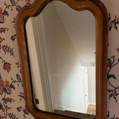 Antique wall mirror, 18 inches