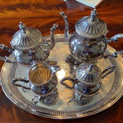 Silver-plated Tea Set 