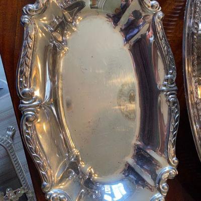 Silver Plate Serving Tray