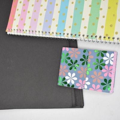 Misc Crafting Lot: Construction Paper, Notebook, Sticky Notes, etc