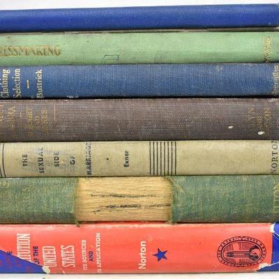 Qty 13 Vintage Non-Fiction Books: Business Speller -to- Concepts in Biology
