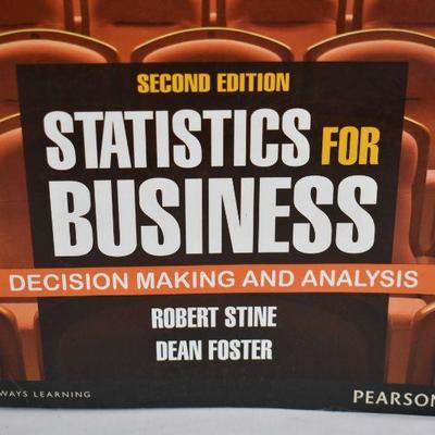 Statistics for Business, Second Edition, Textbook