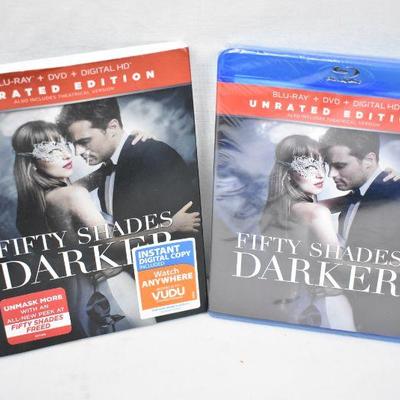 50 Shades Darker Blu-ray, DVD, & Digital HD. Damaged Package