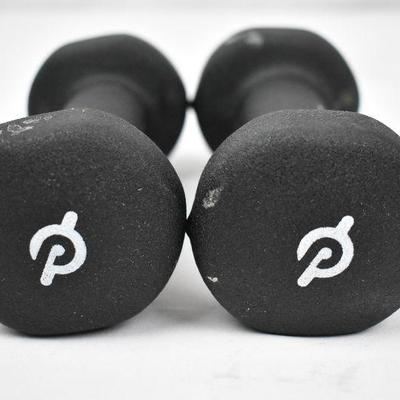 Set of 3 pounds Hand Weights, Black 