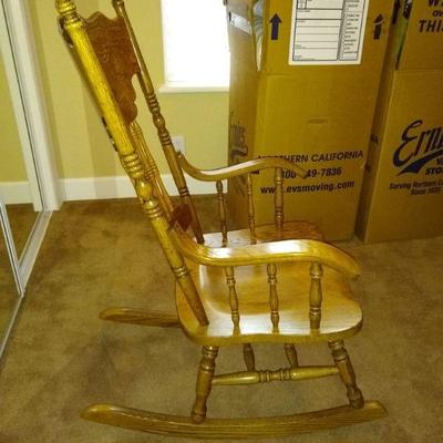 Oak Rocking Chair Solid Wood