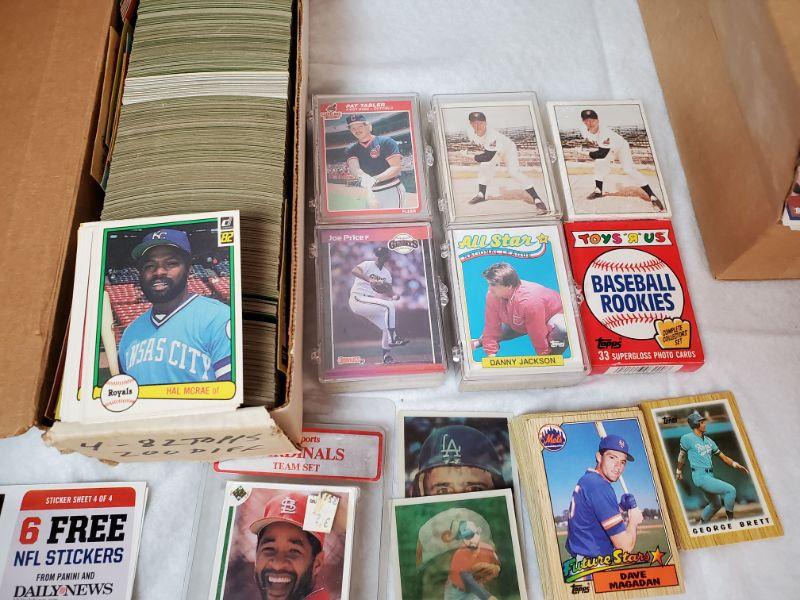 Thousands of Vintage Sports Cards