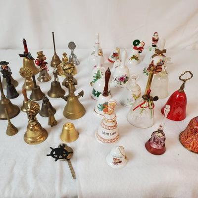 40 Vintage Bells Most with Clappers