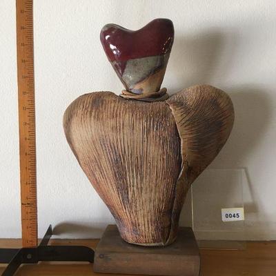 Michaela Groeblacher Heart Series I sculpture 