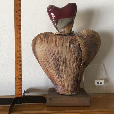 Michaela Groeblacher Heart Series I sculpture 