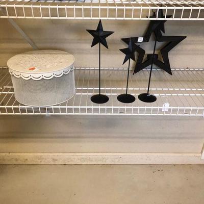 All the stuff on the shelves