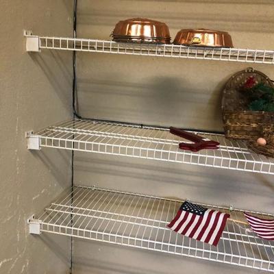 All the stuff on the shelves
