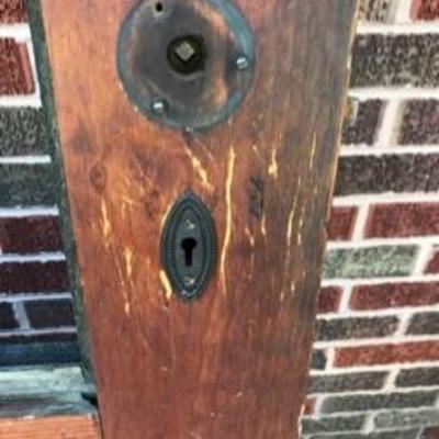 Pair Matching Victorian Turn of the Century Wooden Doors W/Glass