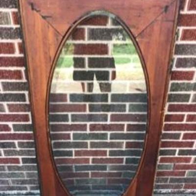 Pair Matching Victorian Turn of the Century Wooden Doors W/Glass