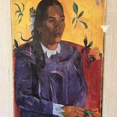 Beautifly framed Gauguin print 