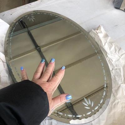 Party lite large mirror for wall or tray 