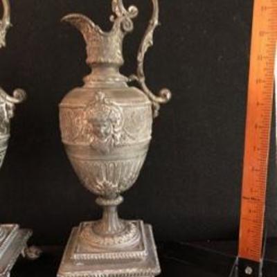 Pair Antique Victorian Ewer's