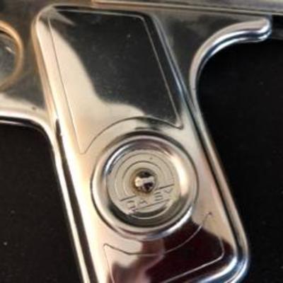 Vintage Chrome Daisy .188 Targeteer BB Pistol 