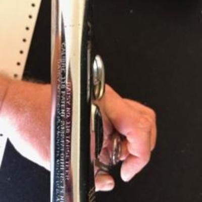 Vintage Chrome Daisy .188 Targeteer BB Pistol 