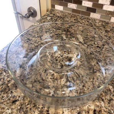 Princess house chip and dip bowl 