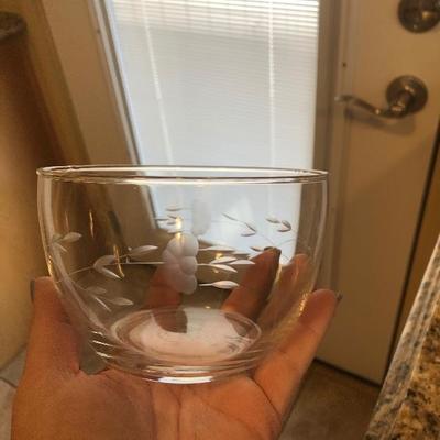 Princess house chip and dip bowl 