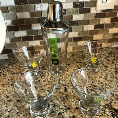 Martini shaker set 