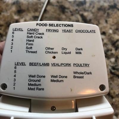 Pampered chef thermometer 