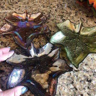 3 pc set candle holder - fall decorations 