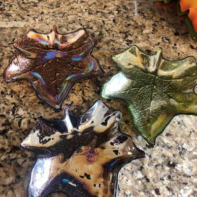 3 pc set candle holder - fall decorations 
