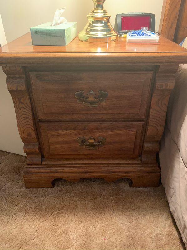 2 Side Tables (match bed + dresser)