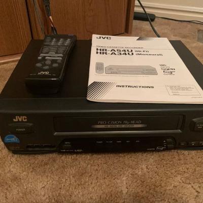 JVC VCR Player with instructions (there are 2)