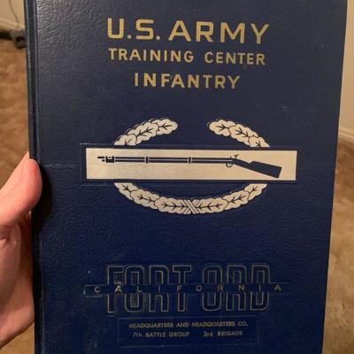 US Army Training Infantry Book