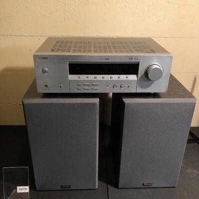 Yamaha Audiio Video Reciever & Bookshelf Speakers Set