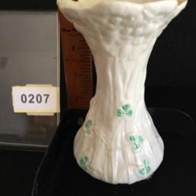  Belleek Ireland Vase 6th Mark