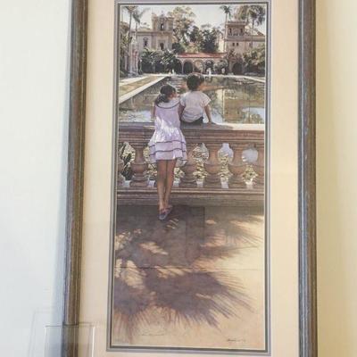 Steve Hanks Signed Limited Edition print. Beautifully framed.