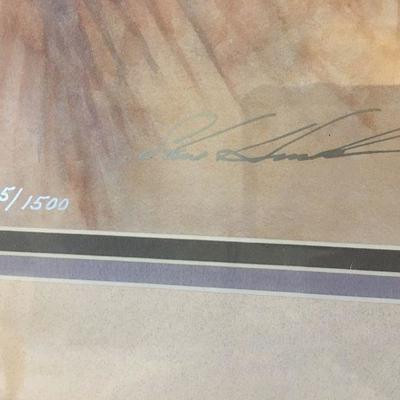 Steve Hanks Signed Limited Edition print. Beautifully framed.