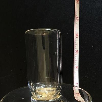 Collection of 3 unique heavy crystal candlesticks