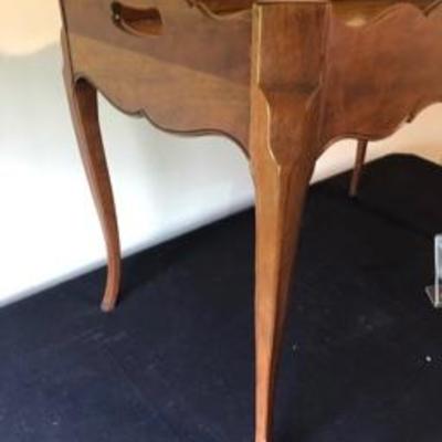 Baker Serving Coffee Table Burled Walnut