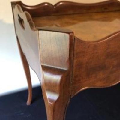 Baker Serving Coffee Table Burled Walnut